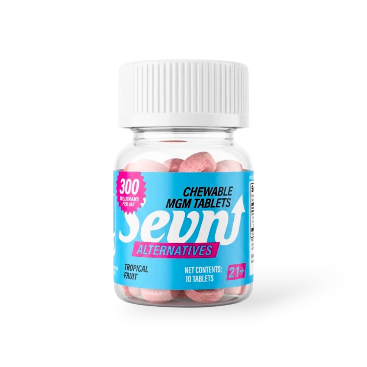 Sevn Alternatives MGM Tropical Fruit Chewable Tablets 30mg Sevn Alternatives MGM Tropical Fruit Chewable Tablets 30mg